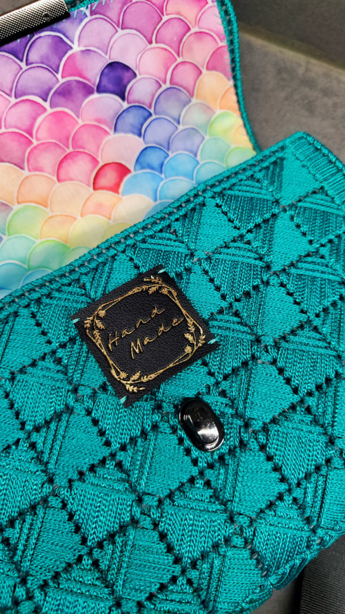 Smaragdová crossbody kabelka — foto 4