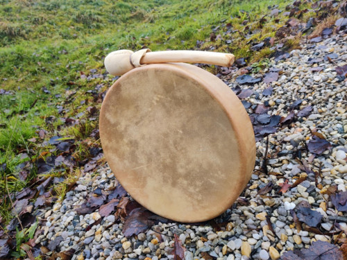 Šamanský buben 35cm - "Himalájský Vír" — foto 3