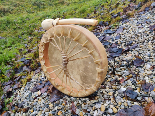 Šamanský buben 35cm - "Himalájský Vír" — foto 2