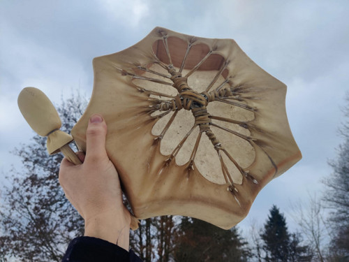 Šamanský buben 34cm - "Rozbřesk" — foto 3