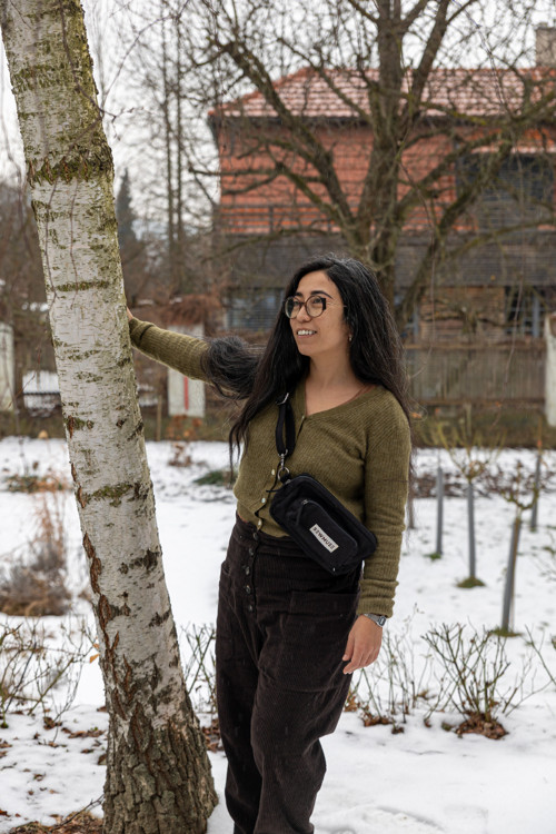 Černá bavlněná ledvinka Athen Black — foto 5