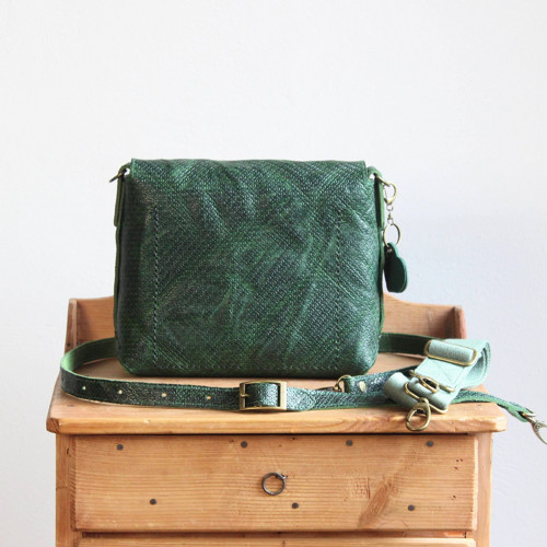 Kožená kabelka *Pine-green* — foto 6