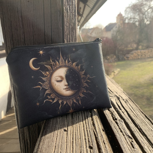Slunce a měsíc - taštička - kapsička — foto 2