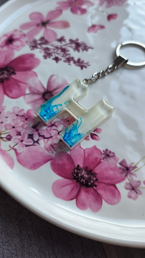 Letter "H" Blue Art — foto 3