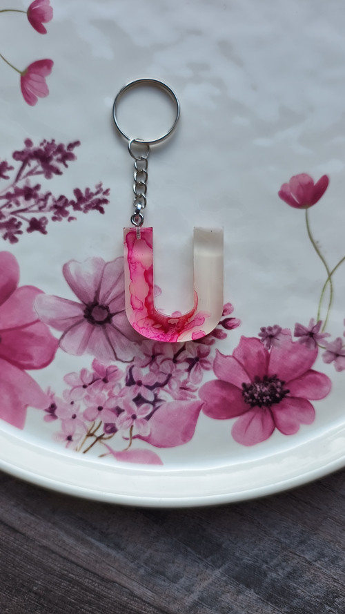 Letter "U" Pink Art — foto 2