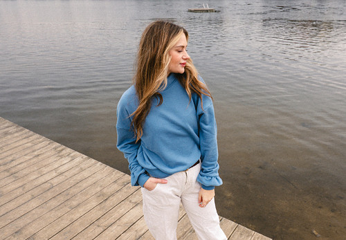 Mikina FLOR blue — foto 2