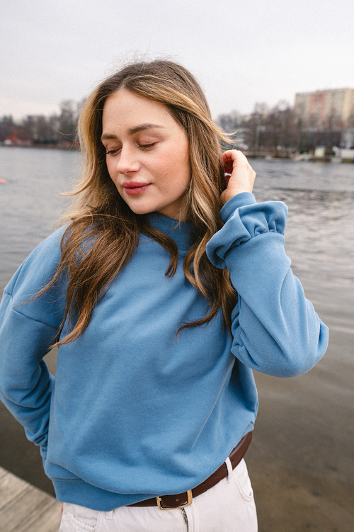 Mikina FLOR blue — foto 6