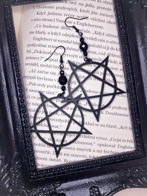 Náušnice Alternative Pentagram — foto 3