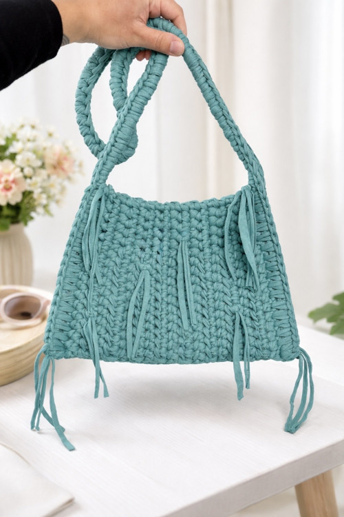 Dusk bag háčkovaná kabelka — foto 2
