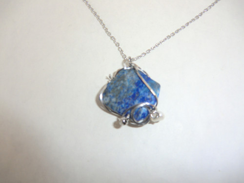 Lapis lazuli - náhrdelník 14/26M — foto 2