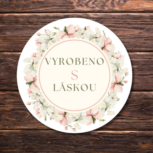 Samolepící etikety Vyrobeno s láskou 2 — foto 2