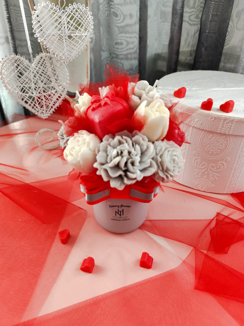 Luxury Flower Bouquet NH Red — foto 3
