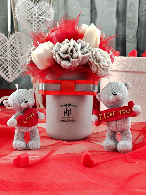 Luxury Flower Bouquet NH Red — foto 5