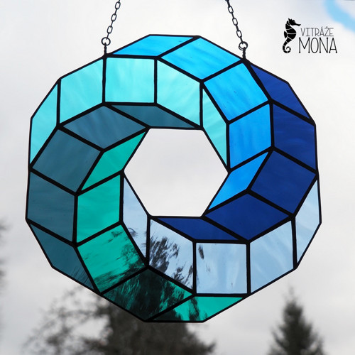 Torus Mobius v modrých odstínech — foto 2