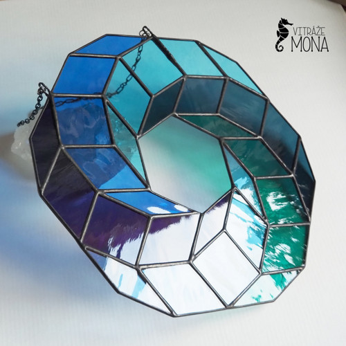 Torus Mobius v modrých odstínech — foto 5