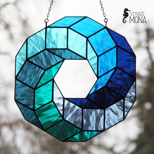 Torus Mobius v modrých odstínech — foto 3