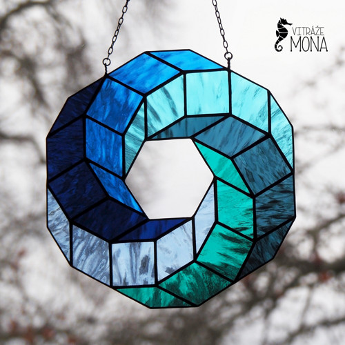 Torus Mobius v modrých odstínech — foto 4