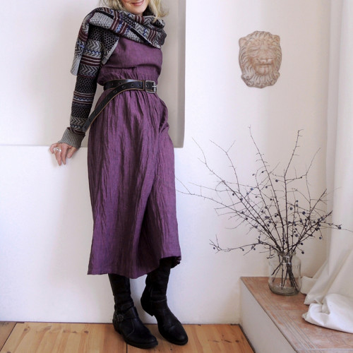 RUTH Borůvka - šaty len — foto 3
