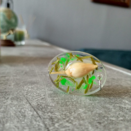 Řetízkový náhrdelník karafiátek — foto 2