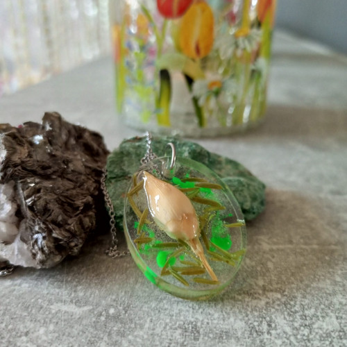 Řetízkový náhrdelník karafiátek — foto 3