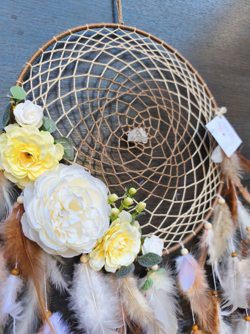 SAMET lapač snů kruh průměr 25 cm — foto 2