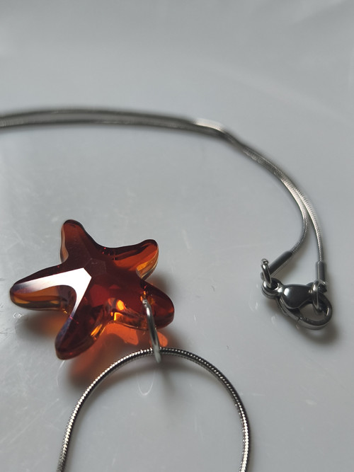Sada - náušnice a řetízek, Swarovski. — foto 3