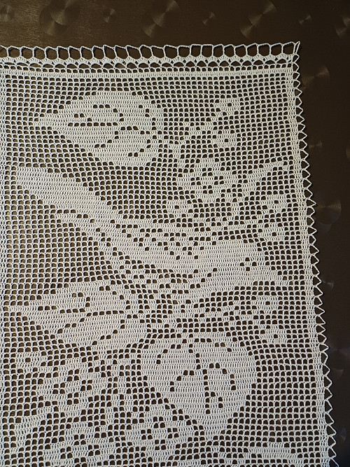 Háčkovaný obdélník 34x62 cm — foto 2