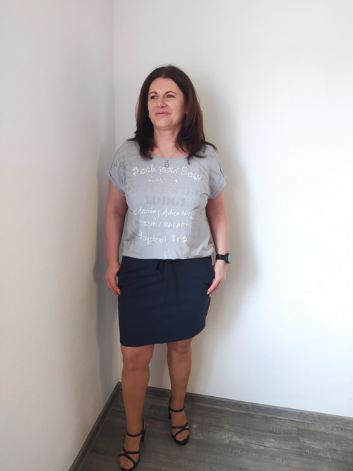 Sukně z teplákoviny+++barva dle přání+++ — foto 4