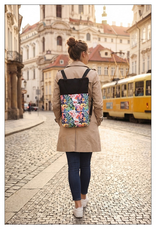 Kabelkobatoh softshell květovaný — foto 6
