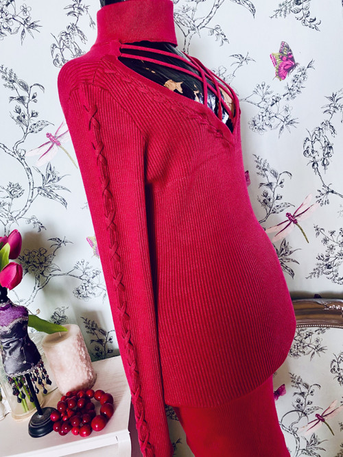 Šaty chic red — foto 4