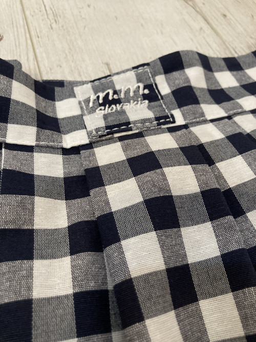 ..ako GinGHAM vánok... sukňa modro/biela — foto 5