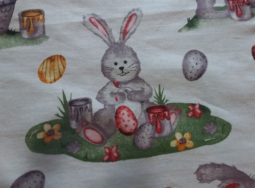 Ubrus zajíček malíř — foto 3