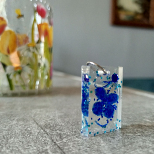 Řetízkový náhrdelník modrásek — foto 2
