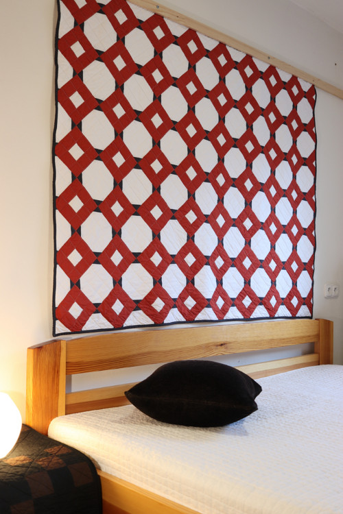 Patchworková deka - Quilt na stěnu 131 x 171 cm — foto 5