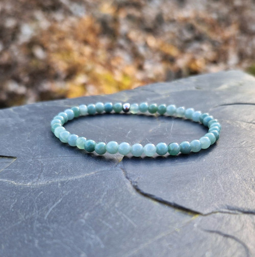 Guatemalský jadeit*náramek 0,45 cm — foto 5