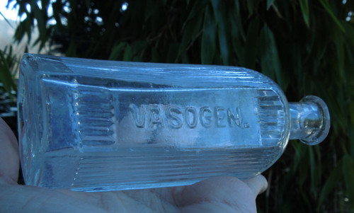 "VASOGEN" - stará skleněná lékovka — foto 4
