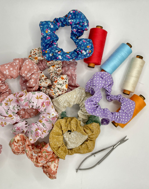 Barevná textilní gumička — foto 2