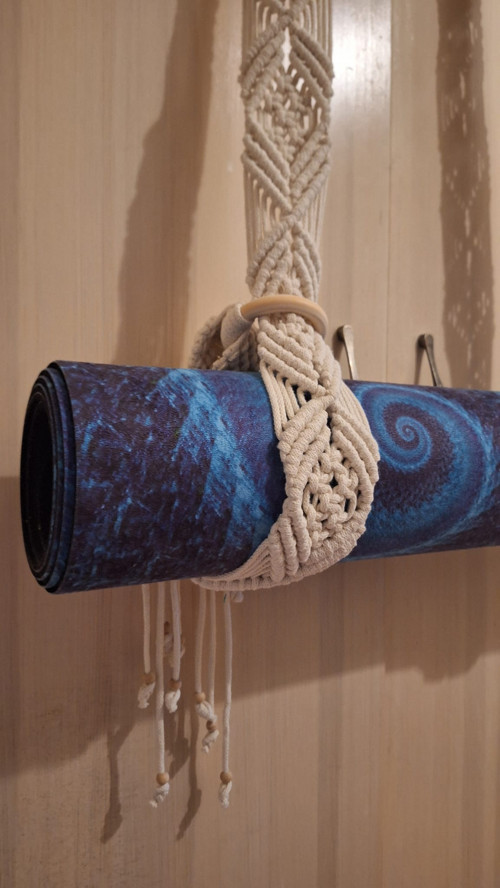 Macramé popruh na jógu / FLOW — foto 6