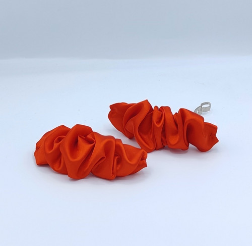 Spona do vlasů scrunchie červená — foto 2