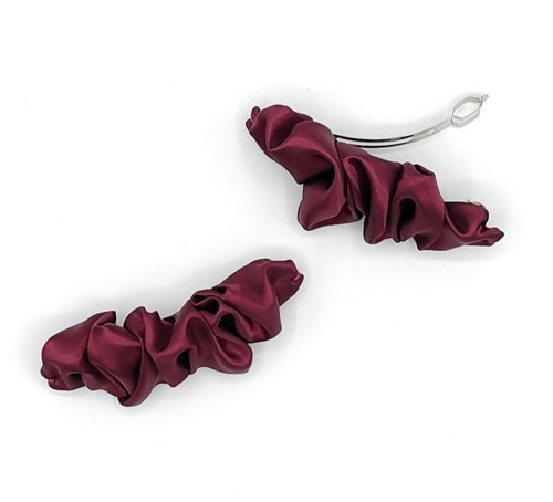 Spona do vlasů scrunchie vínová — foto 2
