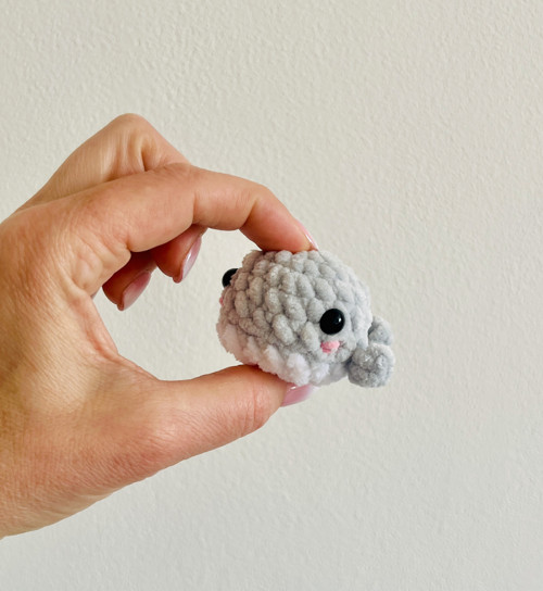 Mini háčkovaná rybka Bublinka — foto 2
