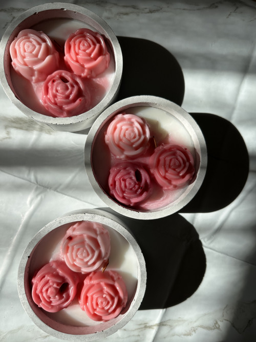 Svíčka s vůní Růže, 220g — foto 4