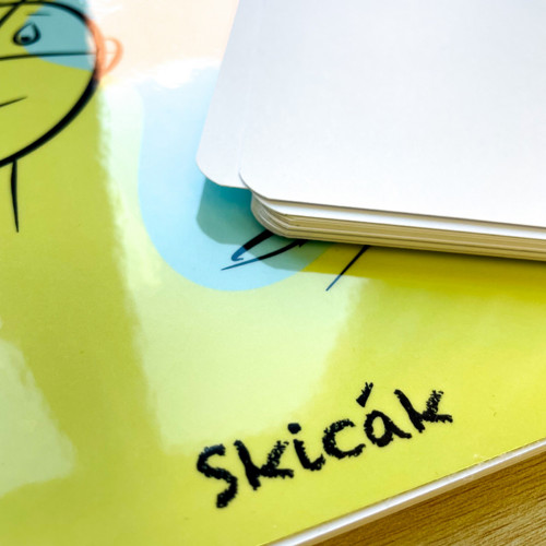 Kroužkový skicák A4 - 200g — foto 3