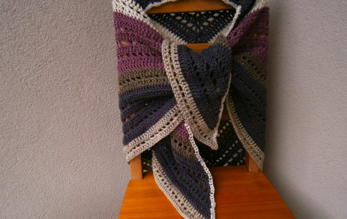 Velký šátek pruhovaný - 2 — foto 5