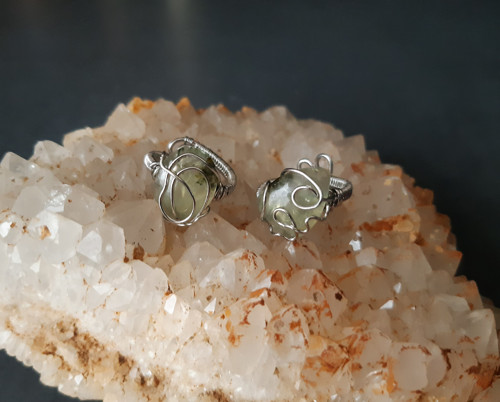 Prsten s prehnitem — foto 4