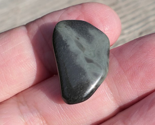 Obsidián pavoučí (22 mm) V2808 — foto 2