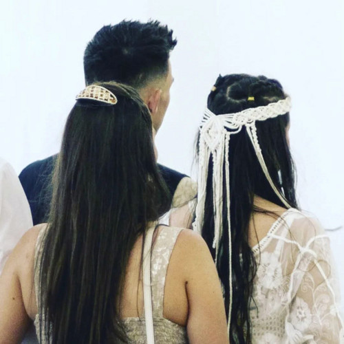 Boho čelenka do vlasů (nejen) svatební — foto 2