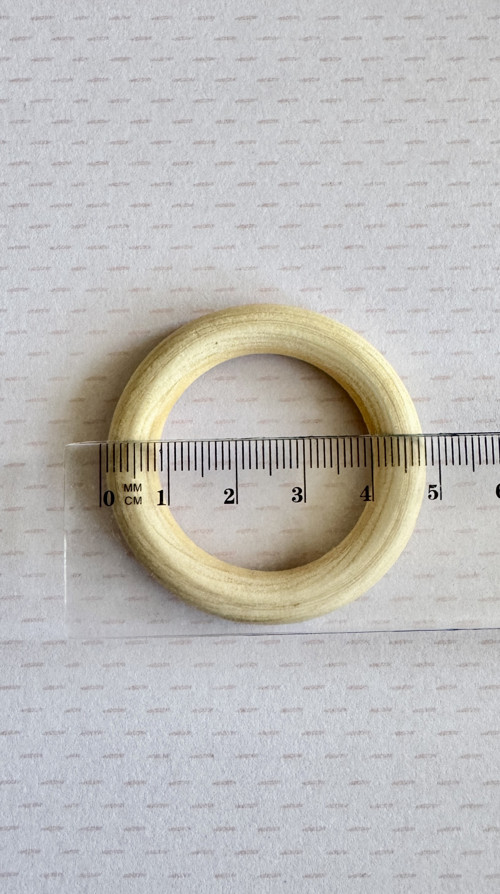 Dřevěné kousátko kolečko 5 cm — foto 2
