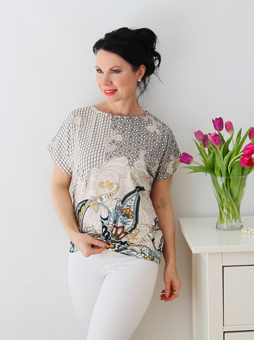 Dámská halenka se vzorem — foto 4