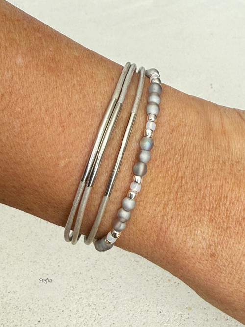 Chic in silver - sada náramků — foto 6